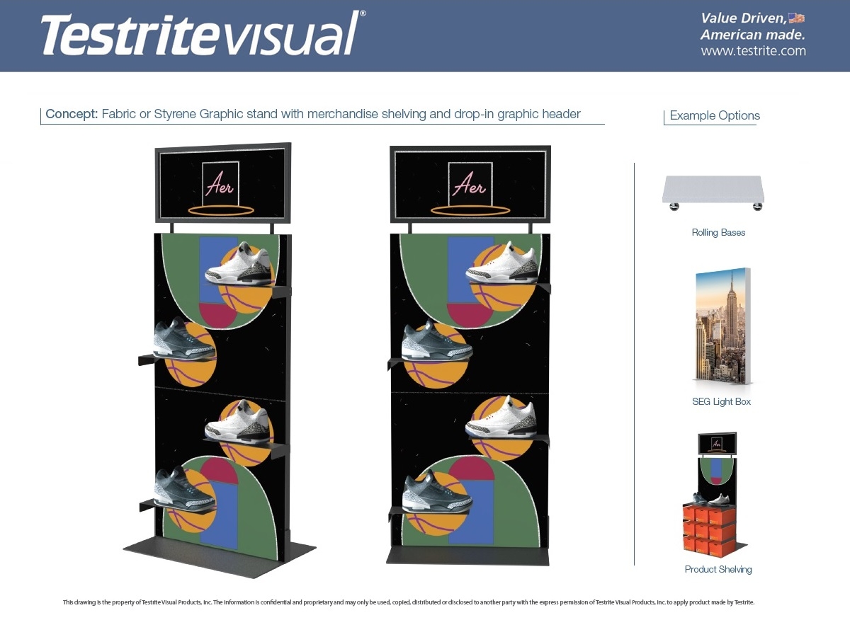 Custom Visual Merchandising Concept Test