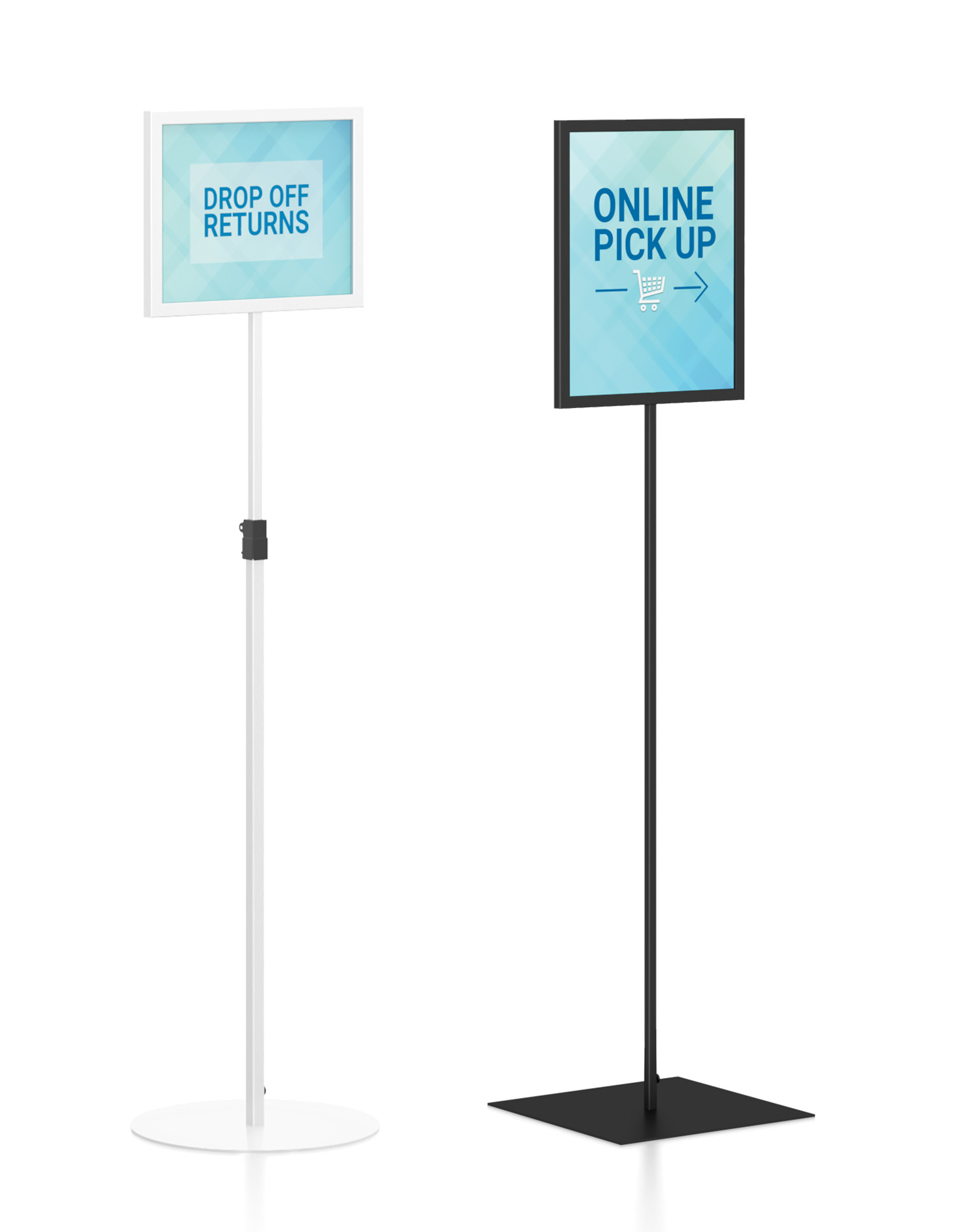 perfex pedestal square steel stands