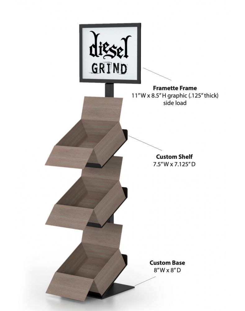 Countertop Cigar Box Holder Example
