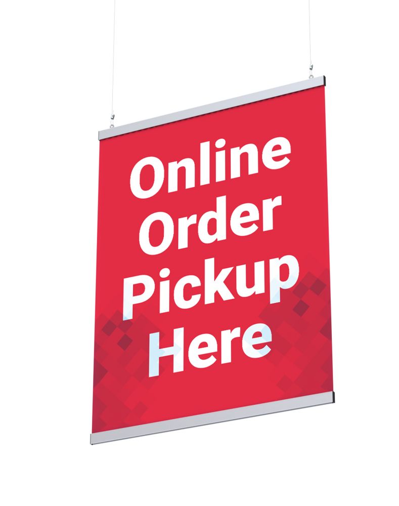 Advantus Corp. AVT2015 Grip-A-Strip Display Rail- 96in.L- Satin