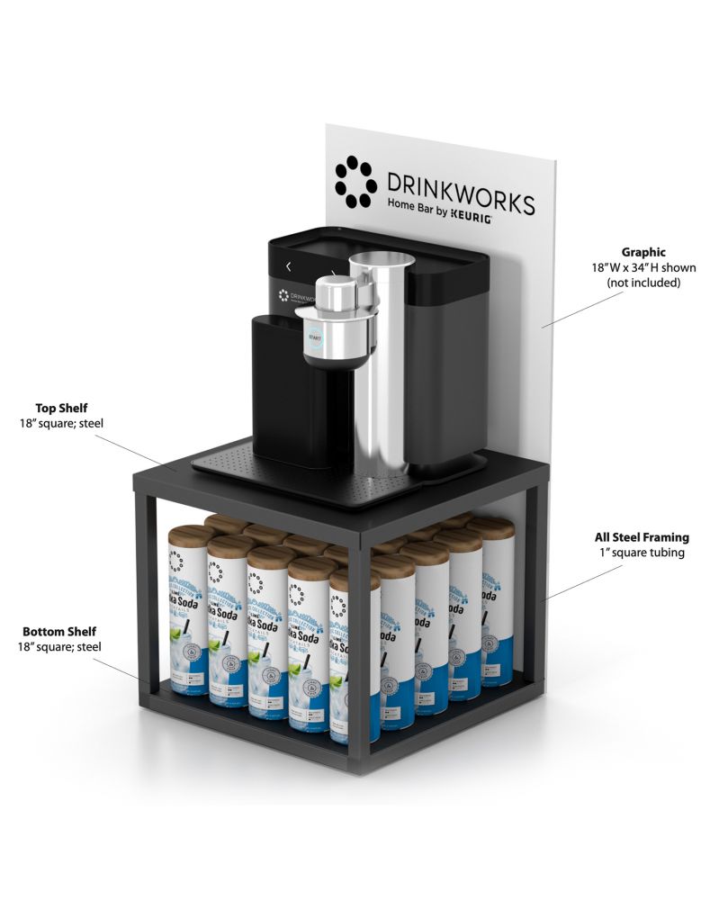 Dispensing Guide For Display Testrite Visual | Countertop Drink Dispenser Display Example