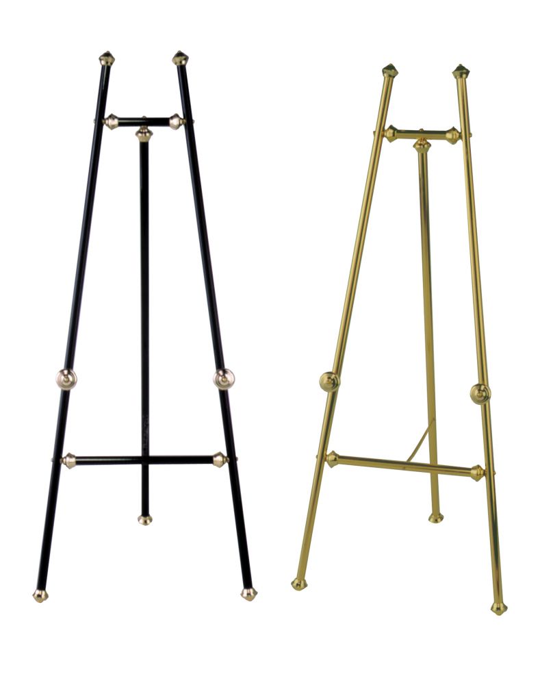 Extra Large Brass Picture Stand Vintage Brass Easel Large Brass