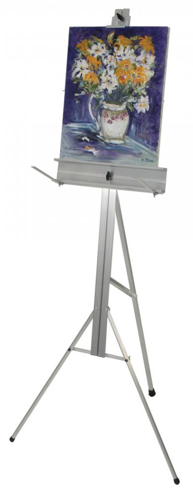 Testrite Visual Foldable Professional H-Frame Easel, 60 in H X 24 in W, 15  lb, Aluminum