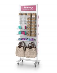 Testrite Visual | Portable Slatwall Stands