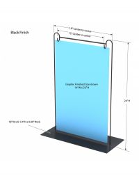 Testrite Visual | Countertop Menu Holder Display Example