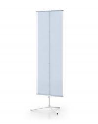 Black with Square Base Large 36 x 24 Stand /& Graphic Double-Sided Graphic Package Personalized Classic Banner Stand