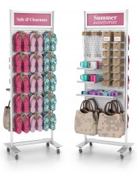 Testrite Visual | Portable Slatwall Stands